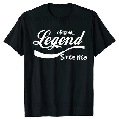 New Funny 59th Tee Vintage Legends Born In 1965 59 Years Old T Shirts Summer Style Graphic Cotton Birthday Gift Idea T-shirt Men