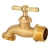 Irrigation Hose Bibb G3 4in Bent Nose Garden Valve Brass Plumbing Fitting for Residential and Commercial Applications