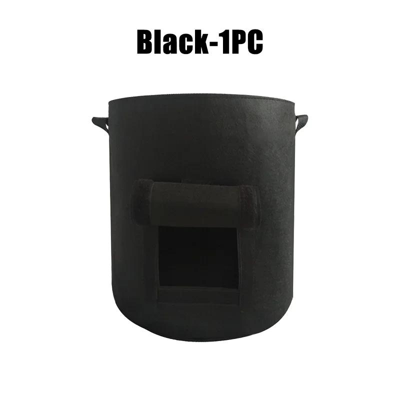 

5/10 галлонов фетровый мешок для посадки картофеля большой диаметр мешок для рассады овощных растений нетканое ведро для выращивания картофеля в саду 5Gallon