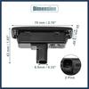 81260-A5000 Trunk Tailgate Handle Release Switch Rear Door Hatch Liftgate Latch Button Switch for Hyundai Elantra GT 2013-2017 Black Stylish Design