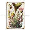Carnivorous Pitcher Plant Metal Sign Wall Decor Party Wall Cave Personalized Club Bar Tin Sign Poster