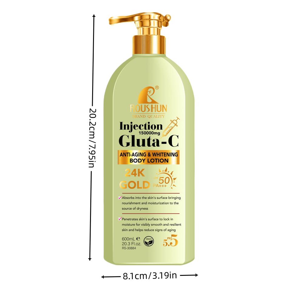 Lotion pour le corps, hydratante et blanchissante pour la peau pour les soins quotidiens.