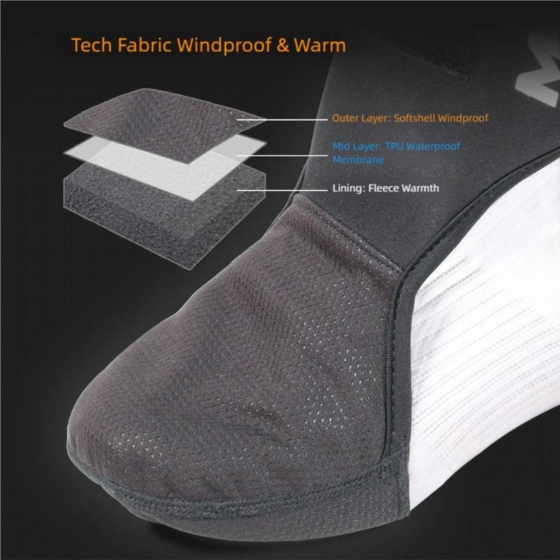 1 Pair Thermals Ankle Protectors for Motorcycle Electric Bike and Scooter Use Offering Wind Protections In Cold Winter