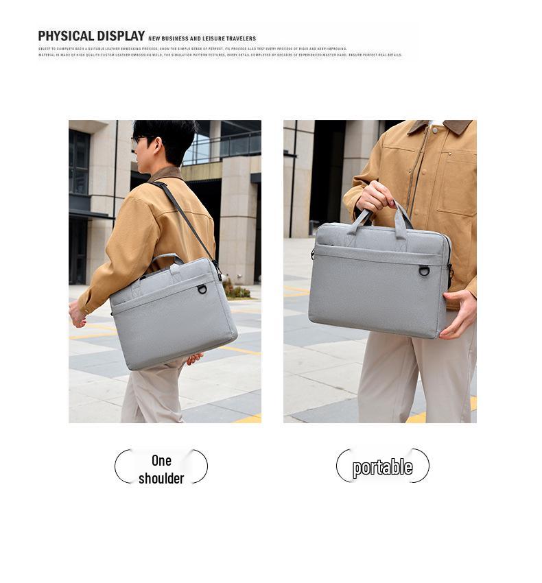 Large Capacity Fashionable Business Laptop and Document Shoulder Bag