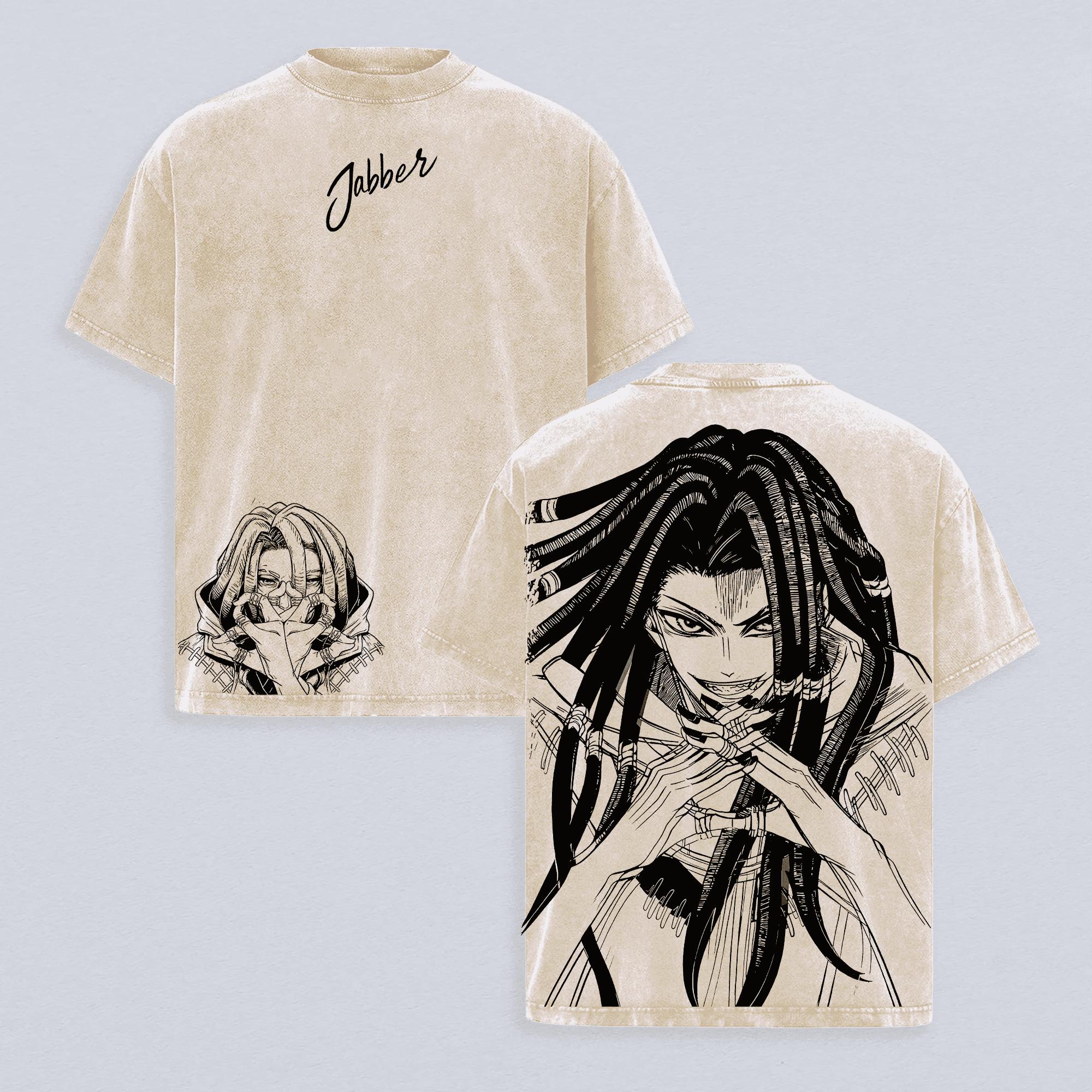 

GACHIAKUTA Manga T-shirt For Men s Clothing Gothic Washed Oversized T Shirt Summer Short Sleeve High Quality Cotton Tees Tops XXL