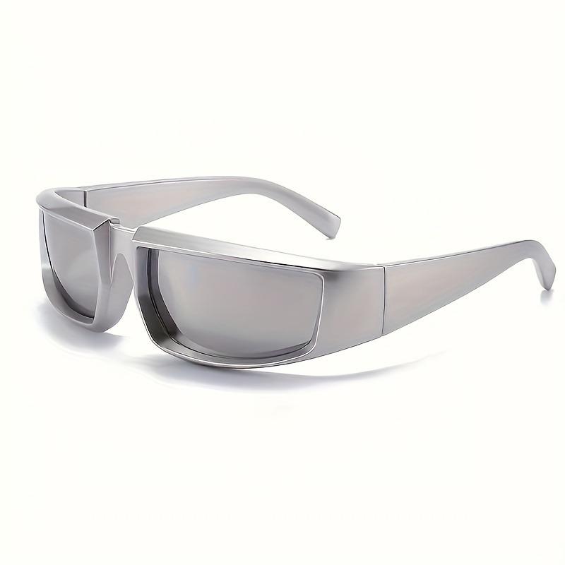 Y2K Retro Wraparound Fashion Glasses - Mirrored Glasses for Women & Men