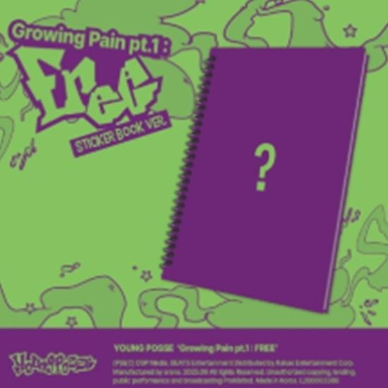 

YOUNG POSSE -  EP - Біль росту частина 1 БЕЗКОШТОВНО (Книга наліпок Вер.)- Дата випуску 2025-08-14 0