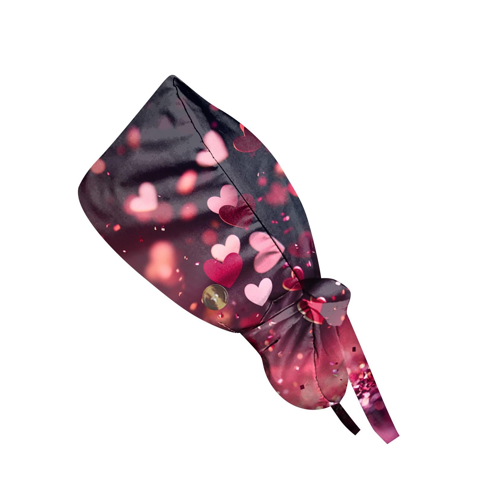 

Модная кепка с принтом ко Дню святого Валентина, повседневная женская кепка с хвостиком, кепка Wash, кепка Baotou One Size