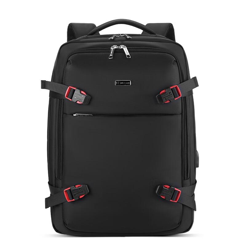 WIERSAAM Men's Business Travel Expandable Laptop Backpack