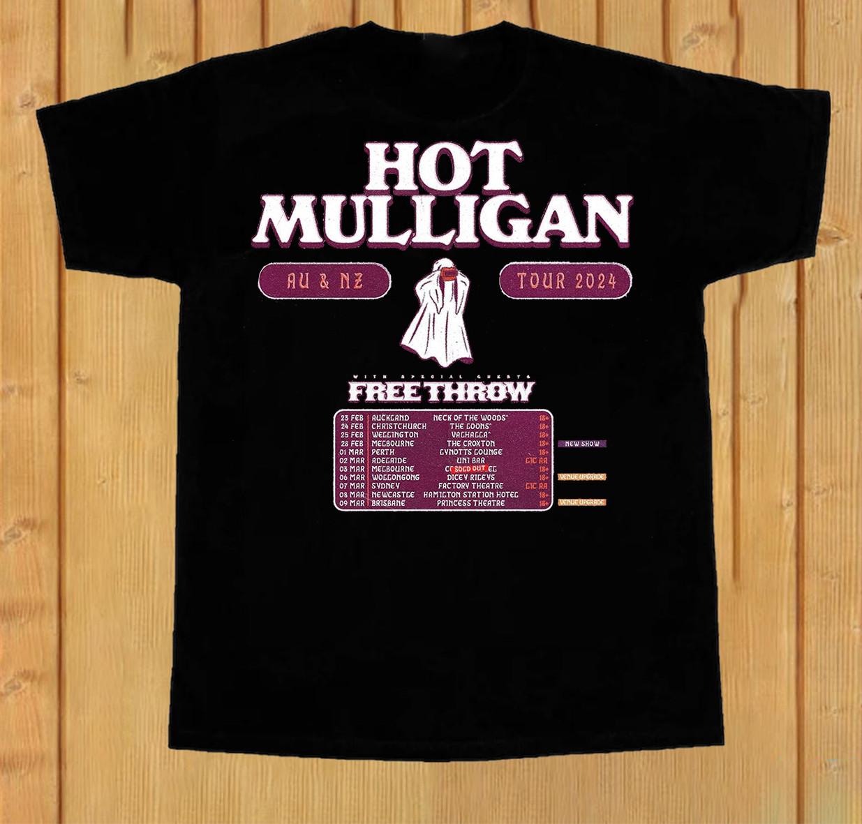 Hot Mulligan Tour 2024 Why Would I Watch Unisex T-Shirt All Size S To 5XL PR501 S разноцветный
