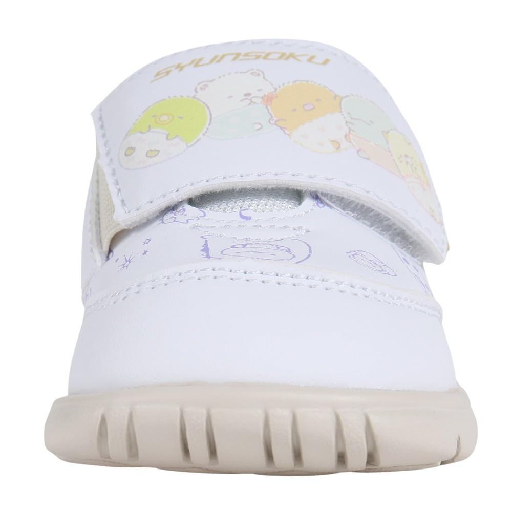 Shunsoku Sumikkogurashi Baby Foot Sizes Boys and SJB 1130 Shoes, Sneakers, Wide, Lightweight, Development, 12-15cm, Girls,