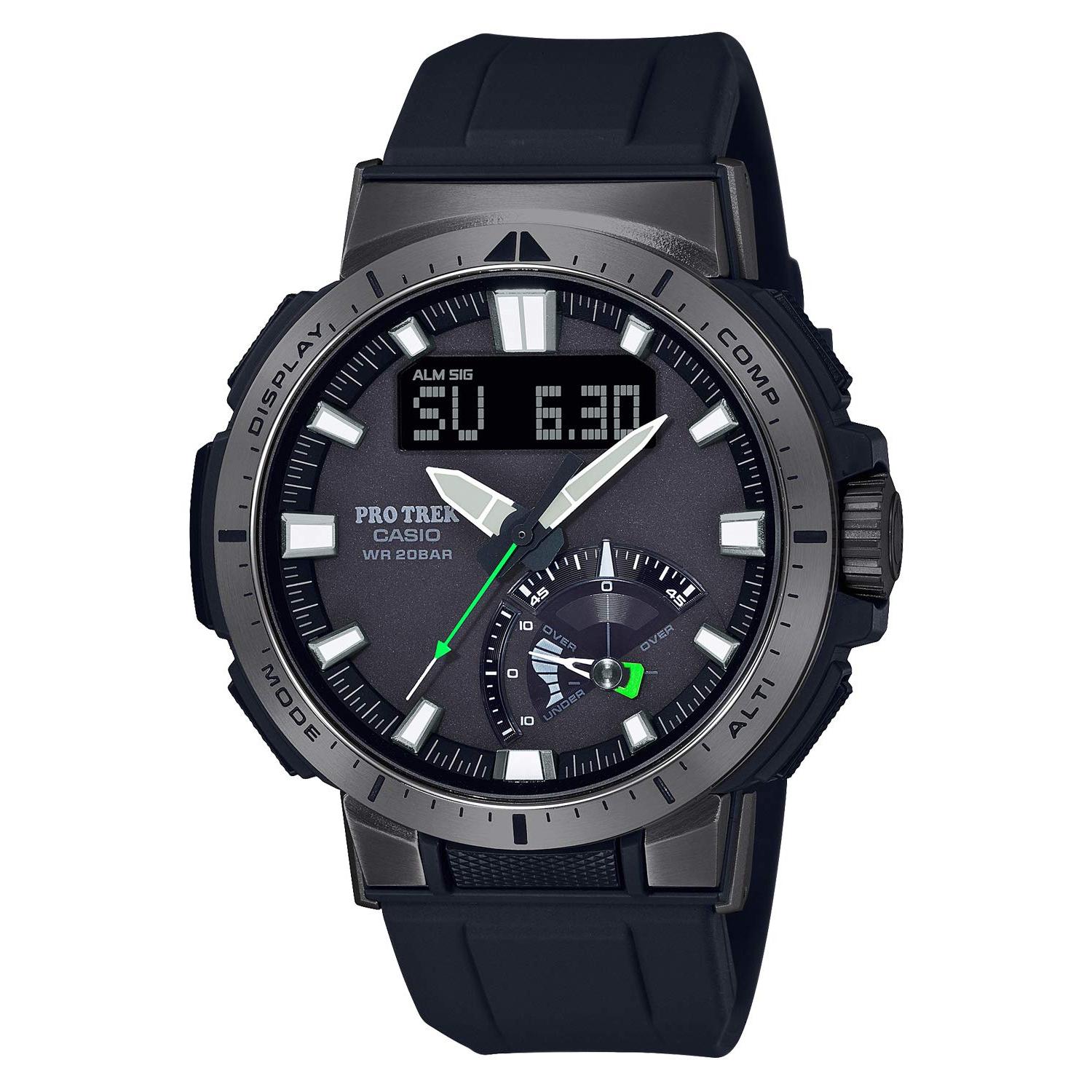 

Casio Pro Trek Men s Watch PRW-70Y-1JF Solar Radio-Controlled Multi-Field Line Japanese Domestic Model