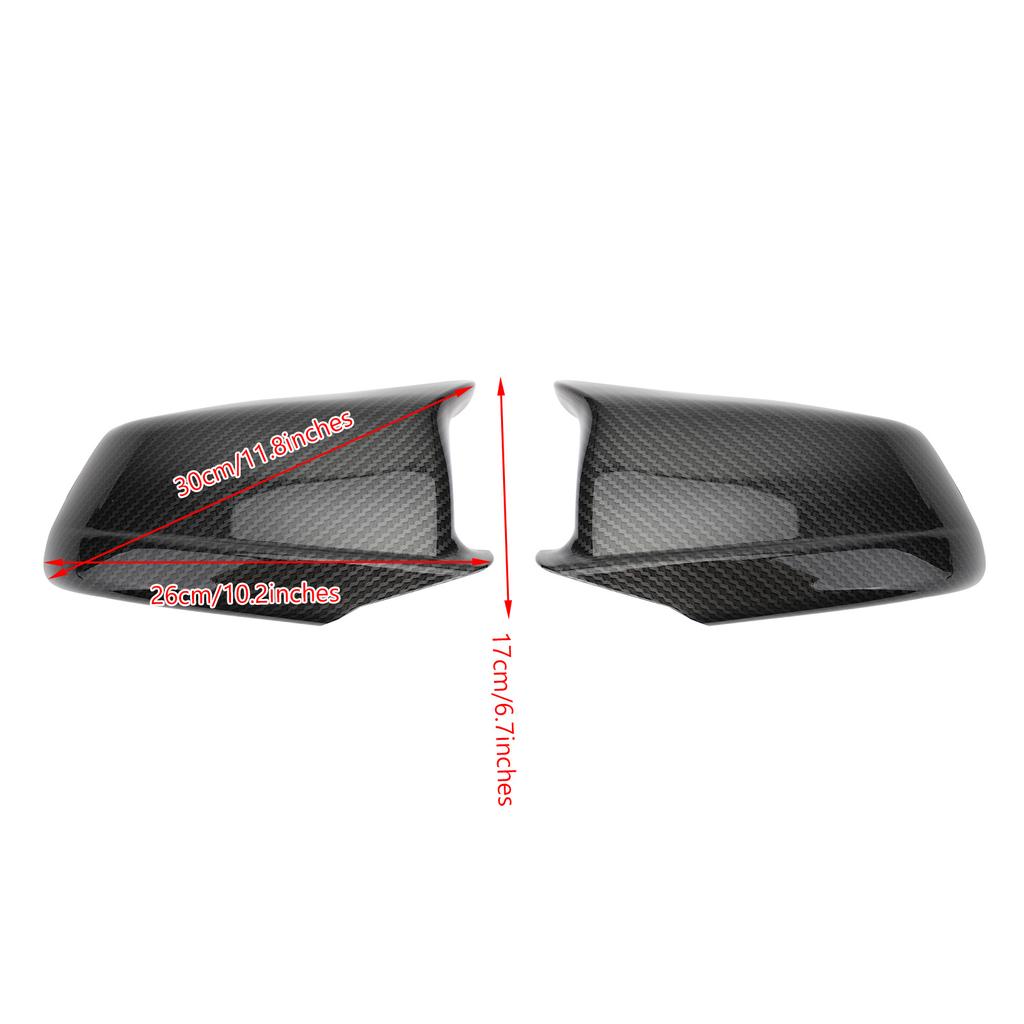 Door Side Wing Mirror Cover Cap Carbon For BMW 5 Series F10/F11/F18 2011-2013