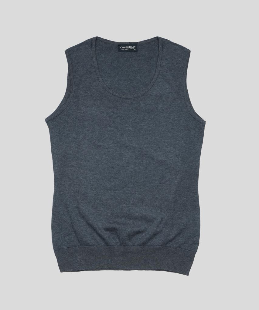 Jonseumedeulli Sail Classic Round-Neck Sleeveless Sea Island Cotton Knit Heritage 7 Colors (A Type)