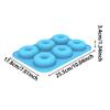 WTEMPO 2PCS 6 Cavities Ood Grade Silicone Doughnut Molds Creative Baking Mousse Cake Molds Home Restaurant DIY Oven Baking Mold
