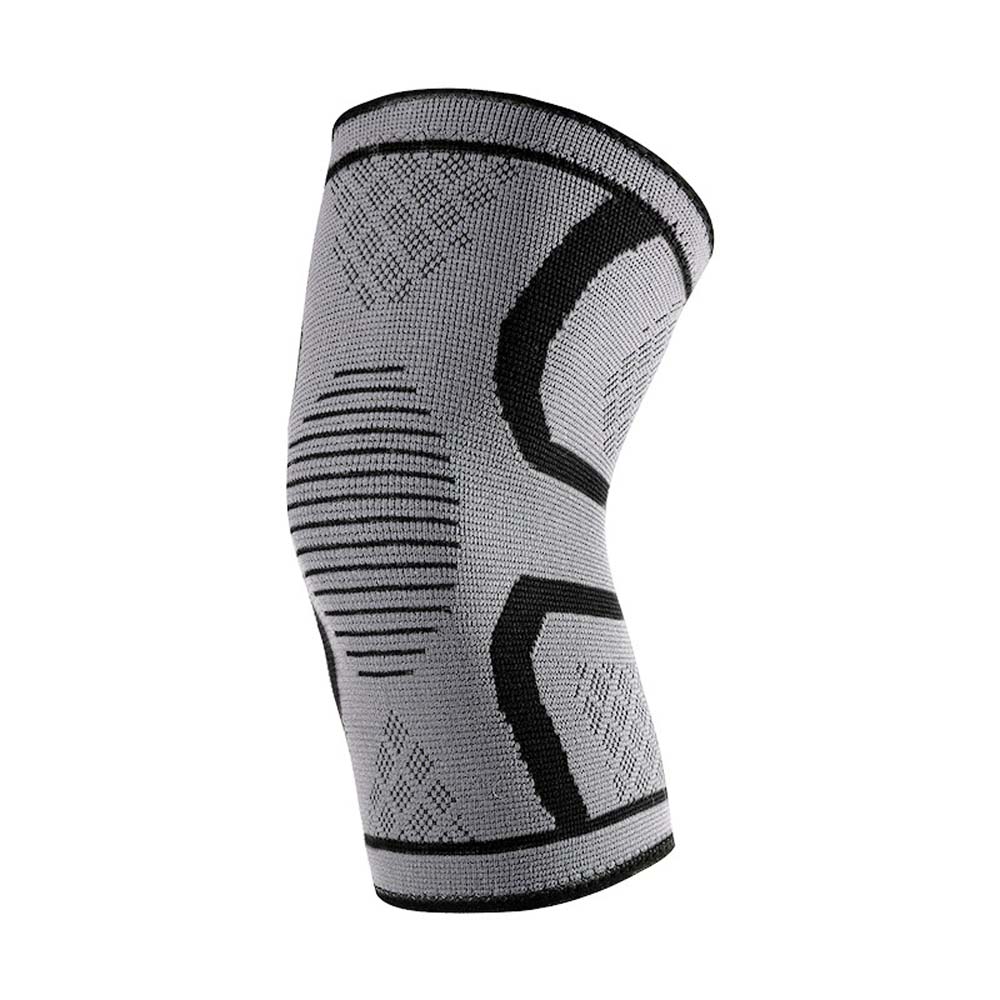 

Sports nylon knee pads for running and cycling basketball Breathable pressurized knitted knee pads Fitness protective gear M чёрный