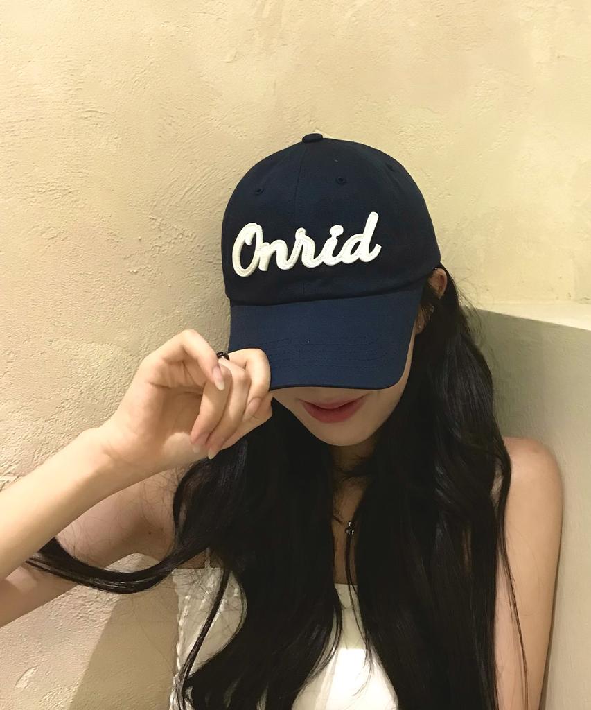 ONRIDPROJECT Applique Twill Logo Ball Cap - Navy