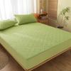Waterproof Quilted Mattress Cover - Cotton Top, Antibacterial Fiber Fill, TPU Waterproof Layer - A-Class Health Standard