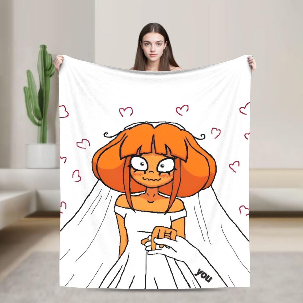 Cartoon Mymy Ongezelligs Blanket Fleece Textile Decor Multifunction Super Soft Throw Blanket For Bedding Car Bedding Throws