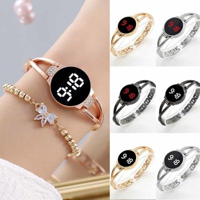 Fashion Women’s Leather Band Electronic Watch – Stylish Digital Wristwatch For Ladies, Elegant Design, Ideal Gift For Birthday, , Daily Wear