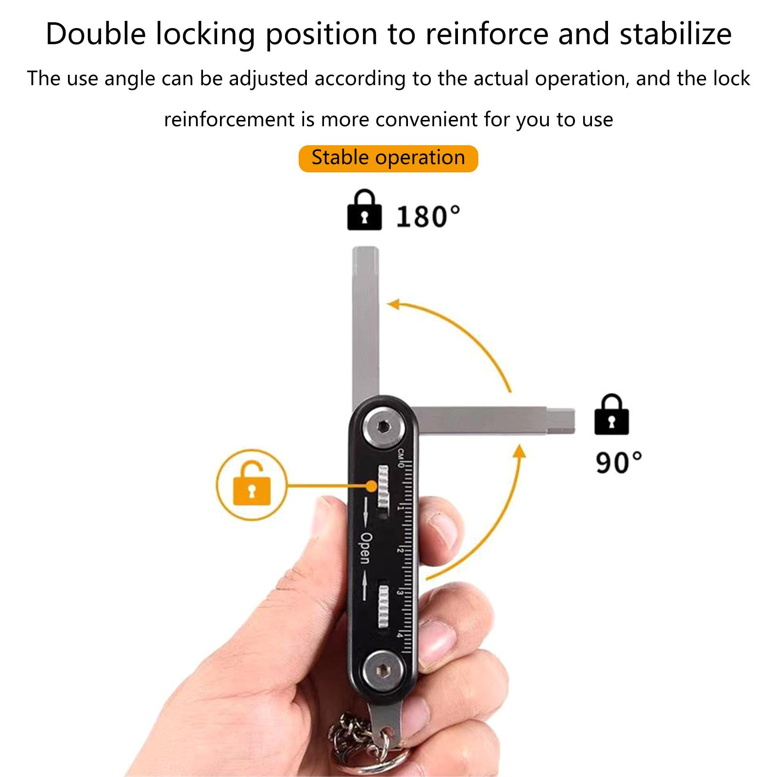 

Туристический карманный комплект Allen для мотоцикла, велосипеда, многофункциональный набор для ремонта спиц горного велосипеда, многофункциональный инструмент для ремонта шестигранника