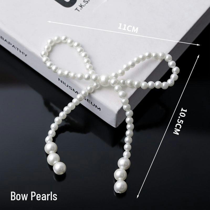 

Pearl Bow Heart Topper - Cake Decoration for Mother s Day, Valentine s, Birthday, Goddess Mom Celebration