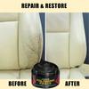Car Seat Care Cream, Car Interior Renovation Kit, Plastic Leather Polishing Paste, Restores Shine To Plastic Surfaces Without Da