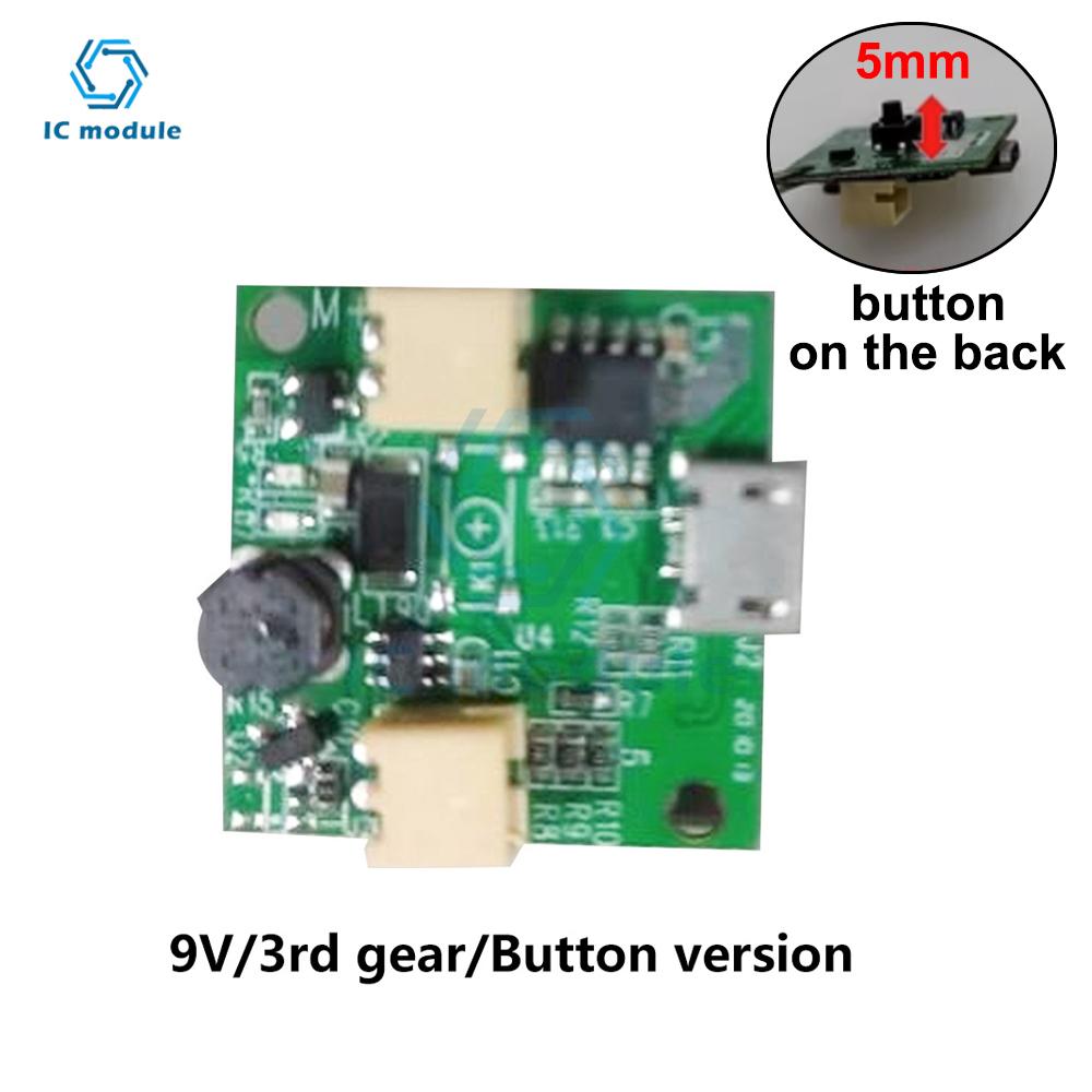 USB Small Fan Circuit Board 3.7V Battery Charger Module  Micro USB Fan Governor Wind Speed Controller