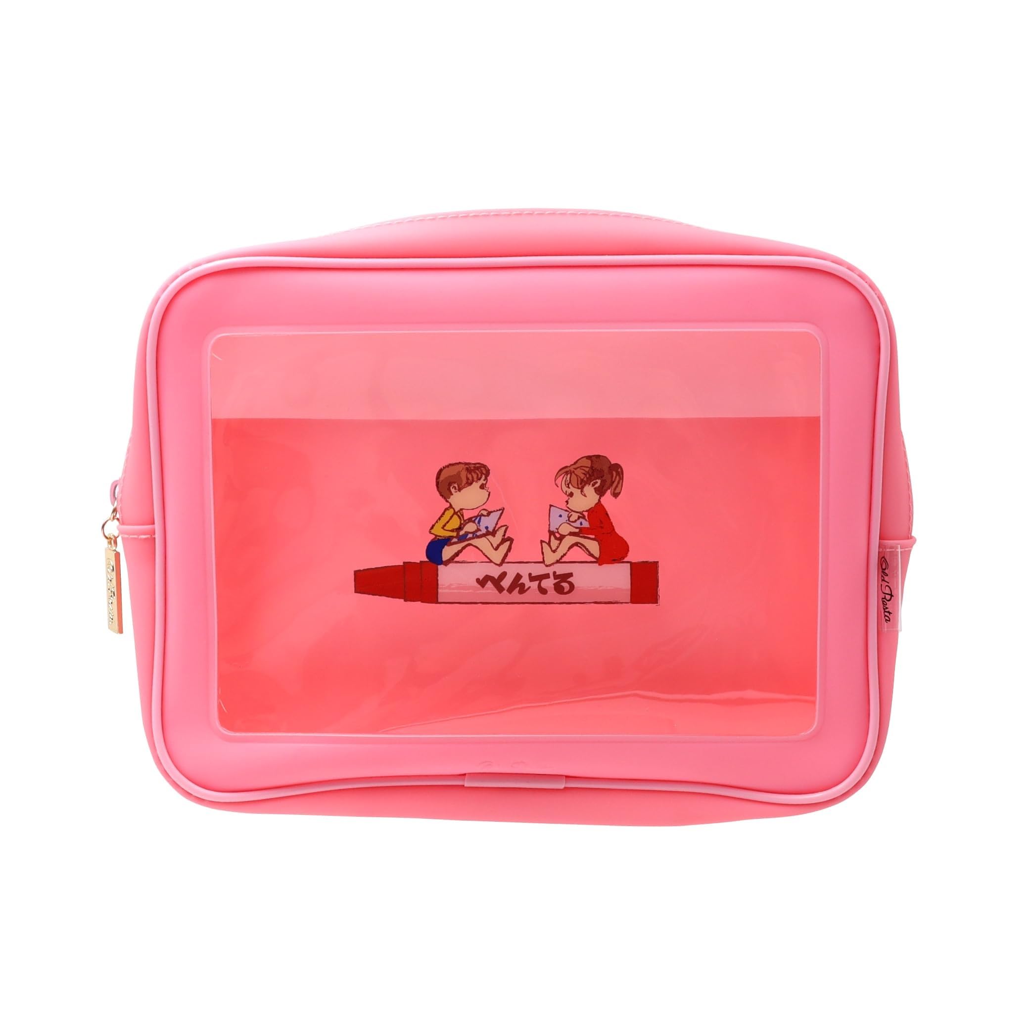 

Makeup Case Clear Pouch Pink [Old Resta] розовый