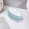 Mini Jewelry Box, Portable Velvet Zipper Jewelry Box, Compact Jewelry Storage Case for Travel, Engagement, Wedding