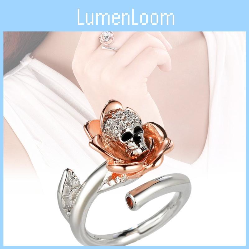 Elegant Zircon Inlaid Copper Ring Trendy Lightning And Meteor Design For Men And Women