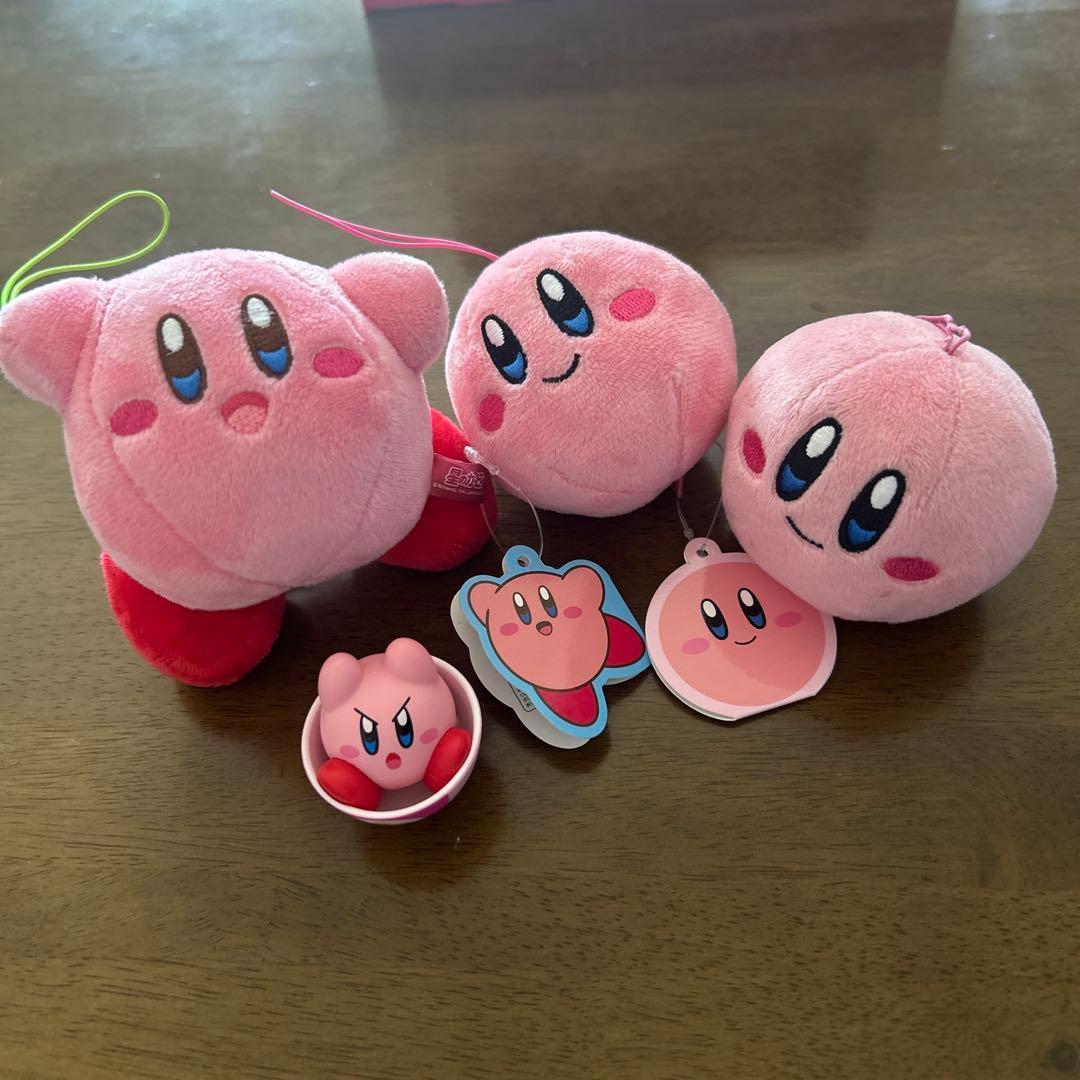 Kirby stuffed animal/mascot set of 4