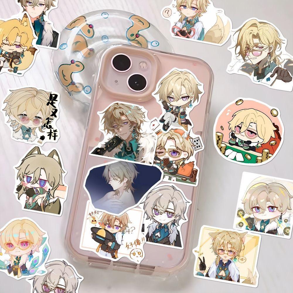 Sunsyea Honkai: Star Rail Merch Fans Collection Role Stickers Aventurine 63 Pieces