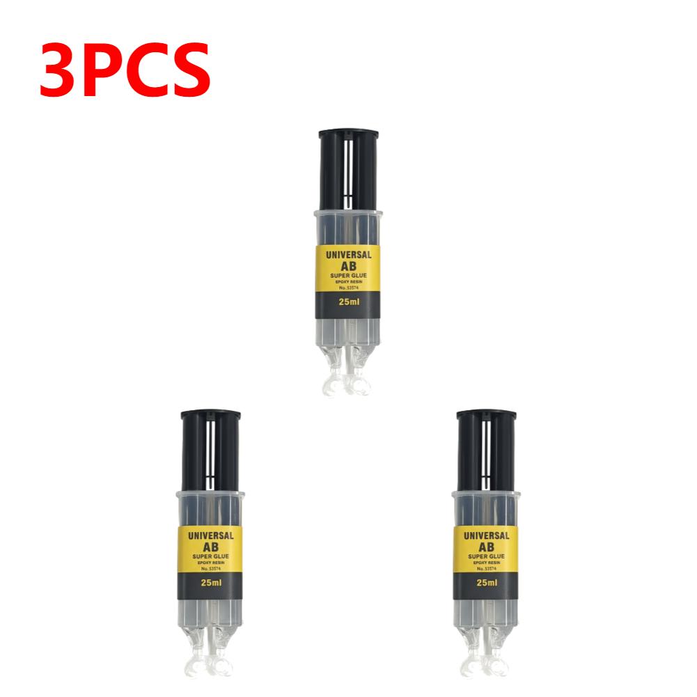 Universal Epoxy Resin AB Glue for Glass Metal Ceramic Woodworking Waterproof Repair Strong Adhesive Glue Super Liquid Glue 25ML