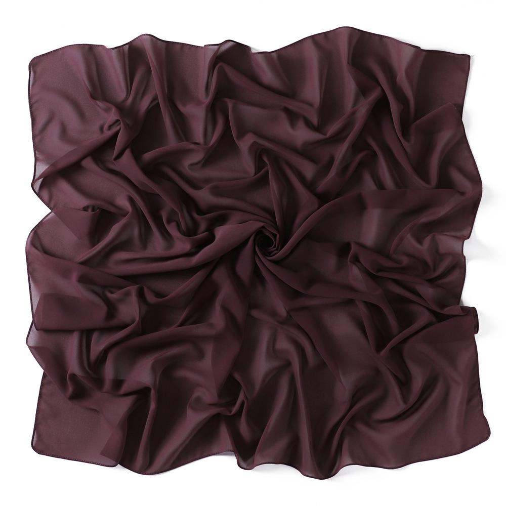 Solid Pearl Chiffon Women Scarf New Summer Girls Sunscreen Thin Scarves Soft Shawl Foulard Viscose Spring Lady Wrap Shawls