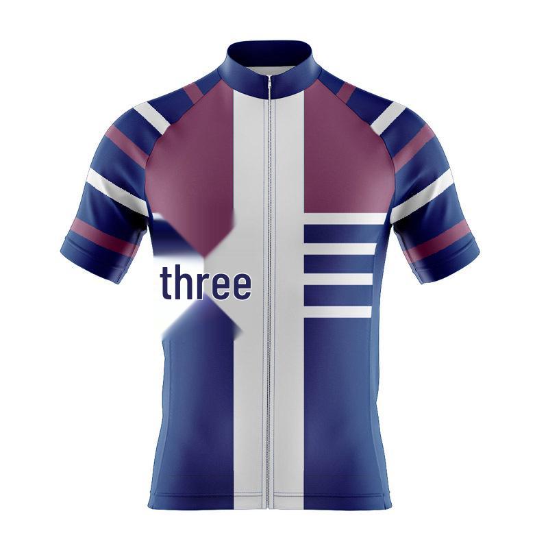 

Велоджерси и шорты на заказ - Весенне-летний быстросохнущий комплект с коротким рукавом Extra Large