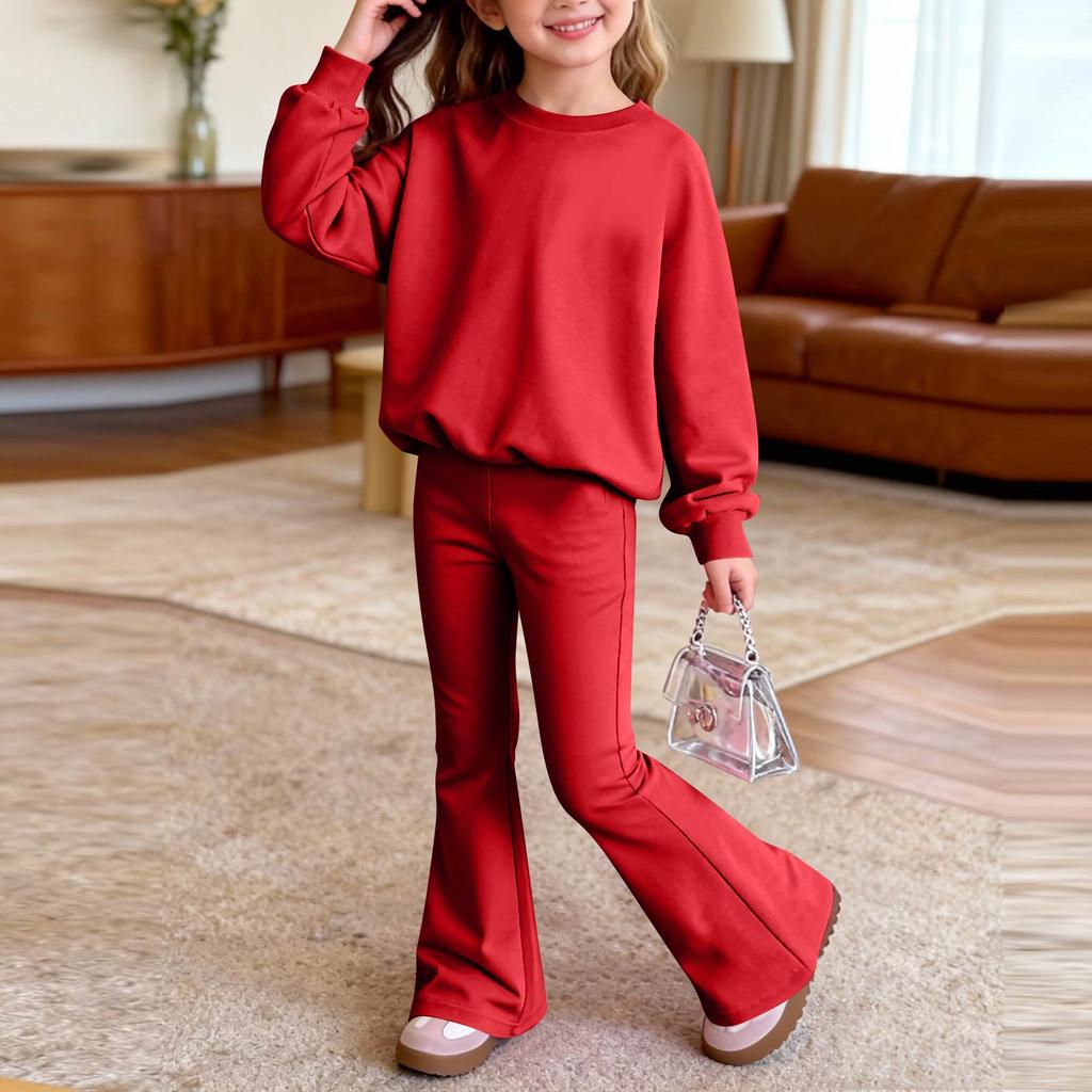 Infant Newborn Baby Girls Boys Loose Print T,shirt+Pants Print Outfits Set