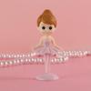 2pcs/set Elegant Ballet Girl Cake Topper for Birthday Party  Dessert Decoration Baby Shower Baking Supplies Love Gifts