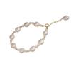 Baroque Special-shaped Pearl 14K Gold Bracelet Niche Ins Sense Retro French Cold Wind Bracelet Gift