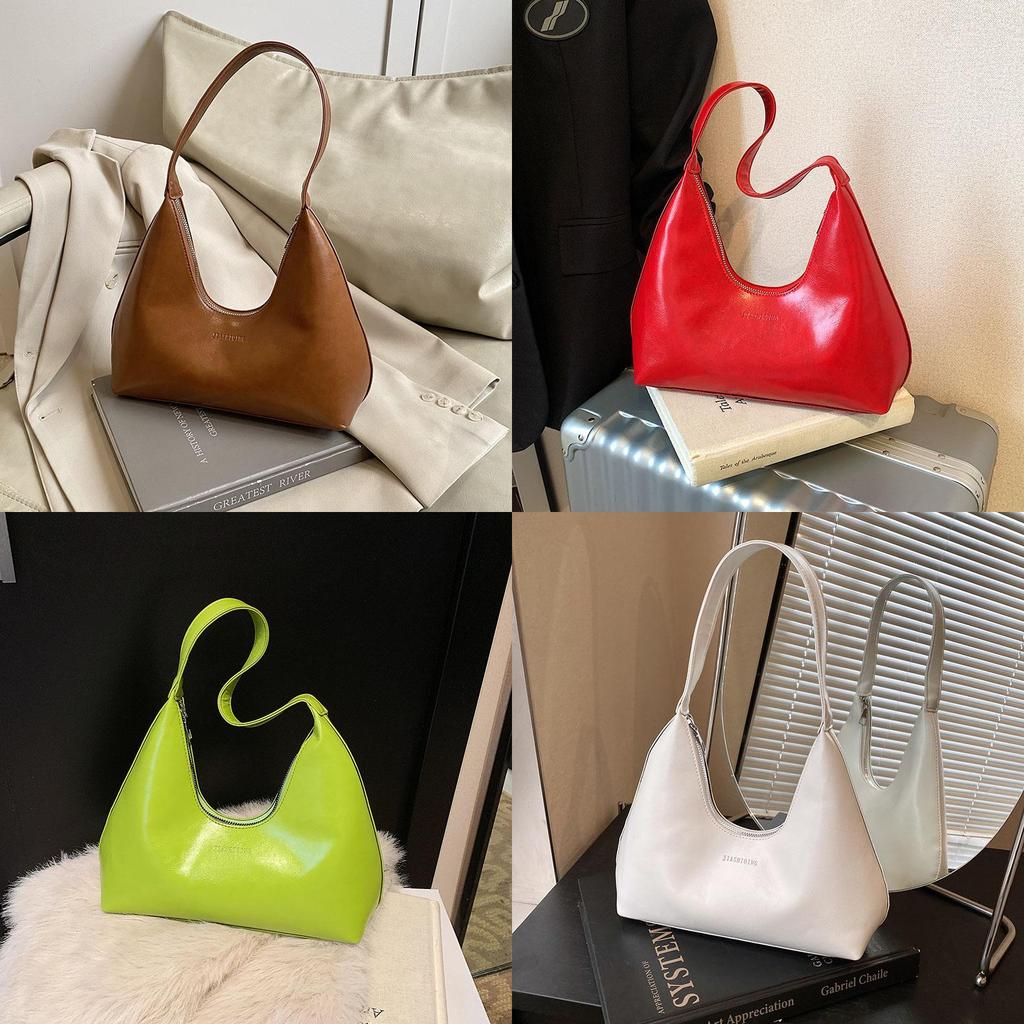 Retro Style Pu Crossbody Bag With Sewn Detail For Casual Outings