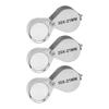 Jeweler Loupe Magnifier Foldable Pocket Handheld Glass Lens Metal Structure Portable and