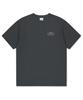 MAHAGRID Back Third Logo Tee Charcoal(Mg2Fmmt502A)