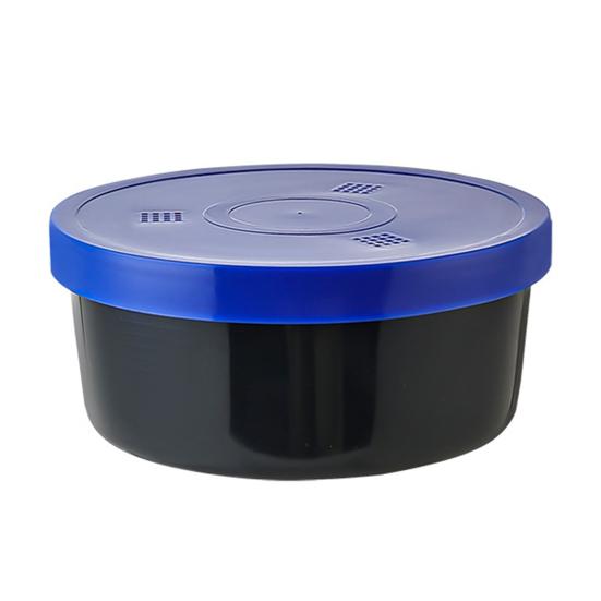 Kbelík na rybářské nástrahy s rukojetí Velkokapacitní Přenosný Prodyšný Nádoba na žížaly, červy, larvy, nástrahy Rybářské vybavení