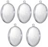 Acrylic Egg 8cm 5 Pcs. 1 Op.