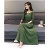 Korean Green Long Maxi Perfect for and Other Formal School Entrance Ceremonies [88flix] Dress, Dress, Slimming, Parties, Weddings, Funerals,