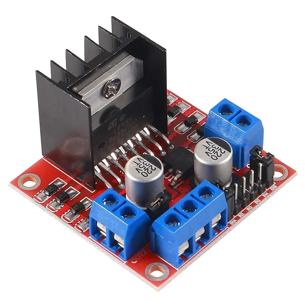

L298N DC Motor Driver Module L298N Stepper Motor Smart Car Robot Breadboard Peltier High Power L298 DC Motor Driver for Arduino