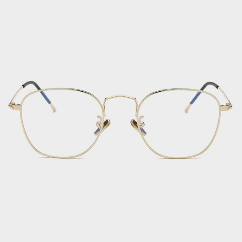 NeoRetro B8804 C3 Gold Blue Light Blocking Glasses none