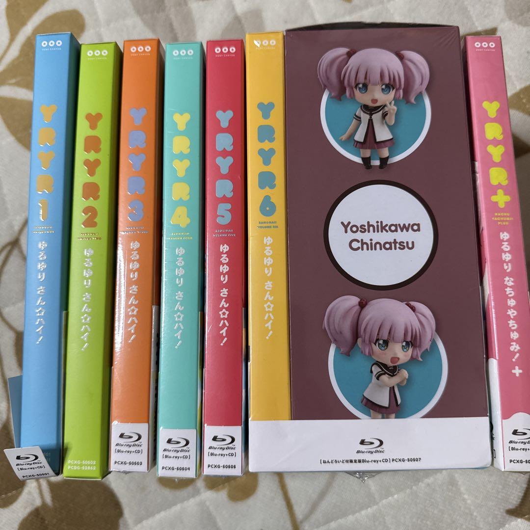 

[USED] YuruYuri Sanhai! Blu-ray Nendoroid Complete 6 Volumes Nachuyachumi+