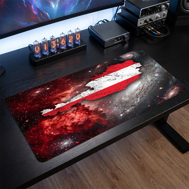 Austria Football Crest Mouse Pad, Extended Non Slip Rubber Desk Mat for Gaming Office Laptop Fan Gift