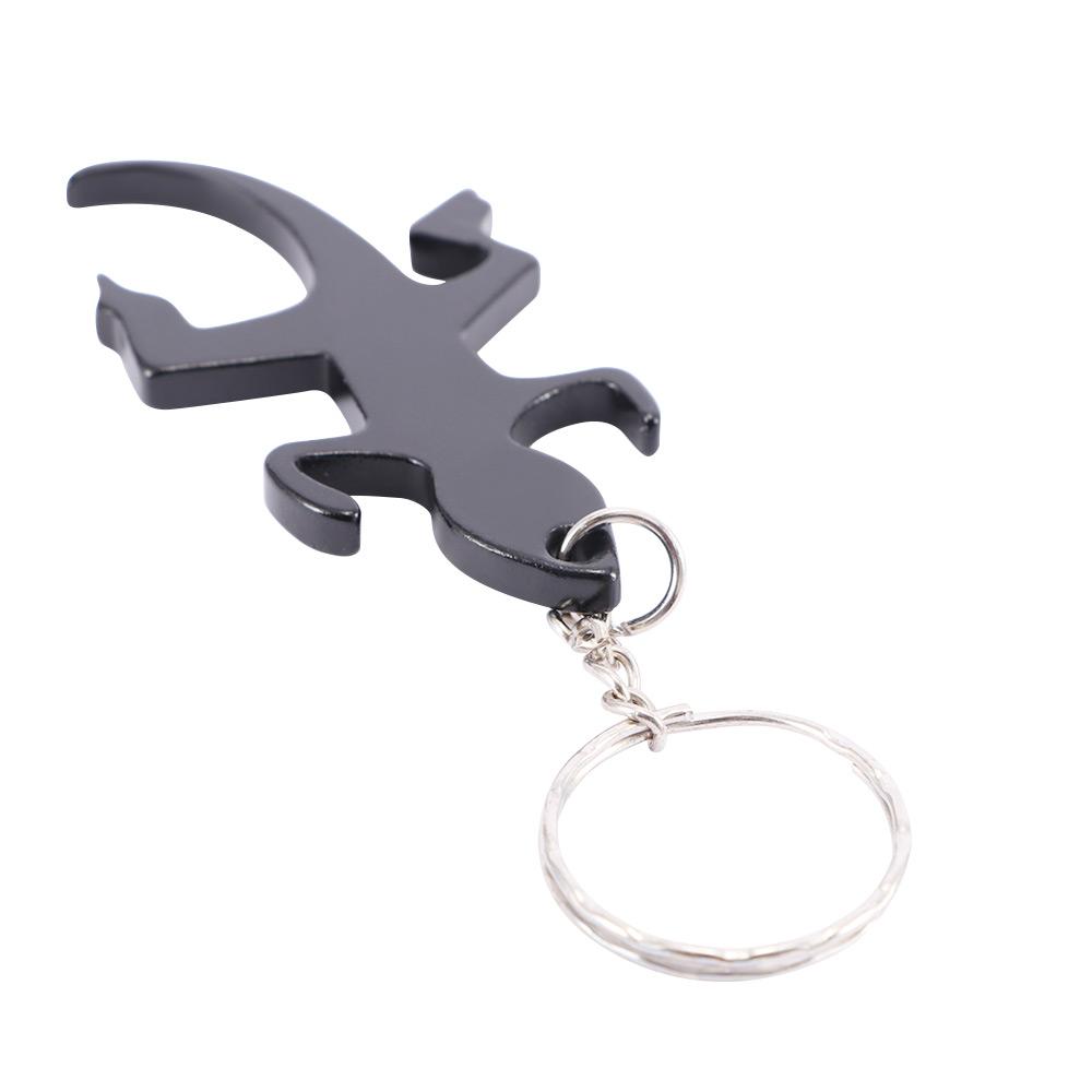 Creative Multifunction Alloy Beer Lizard Shape Aluminum Bottle Opener Keys Ring Corkscrew Openers